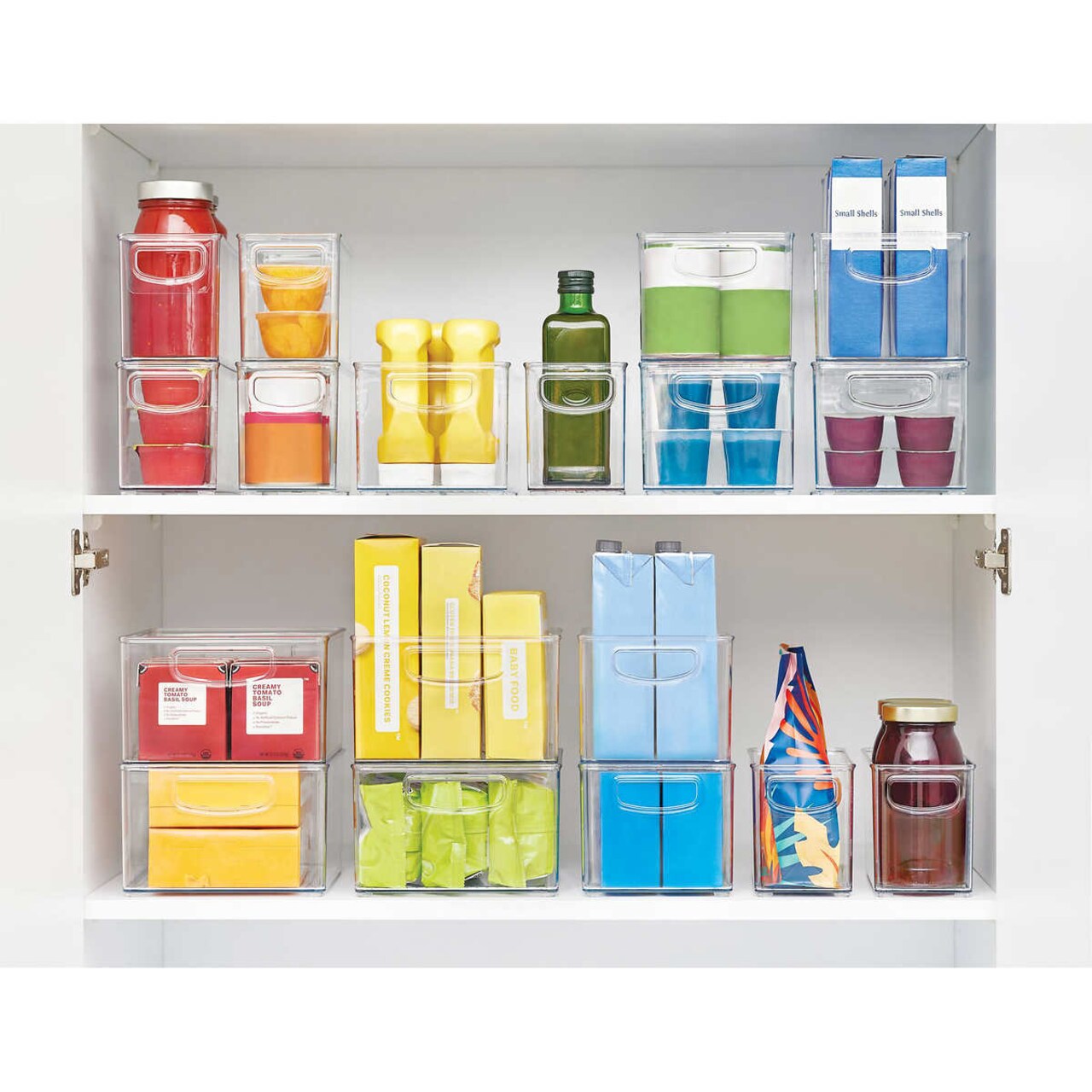iDESIGN Kitchen and Pantry Storage Bins 18 Piece Set, Size: 5.000